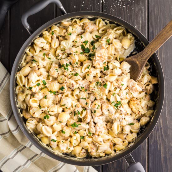Creamy Garlic Chicken Pasta