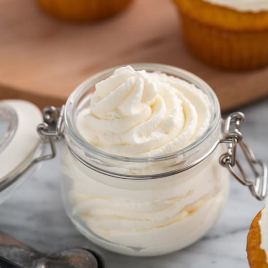 Stabilized Whipped Cream