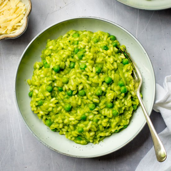 Leek & Pea Risotto