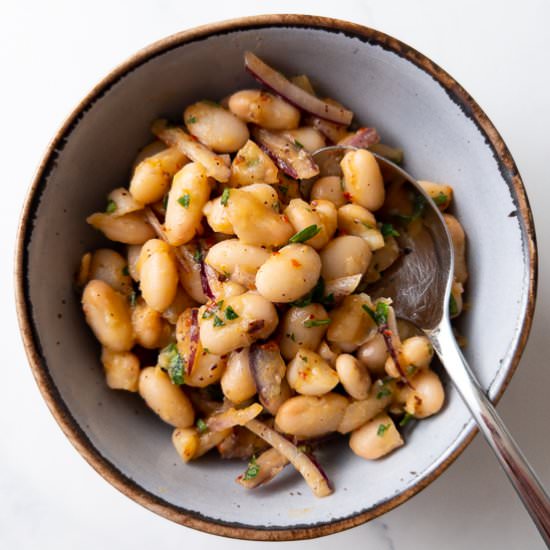Turkish White Bean Salad