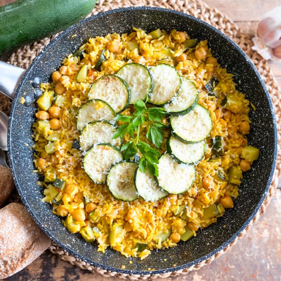 Mediterranean Zucchini Rice