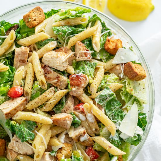 Chicken Caesar Pasta Salad