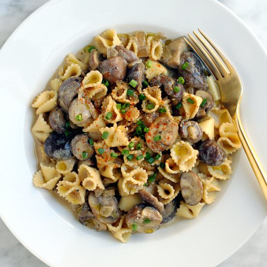 Mushroom Stroganoff