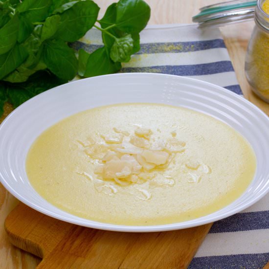 Polenta with Parmesan and butter