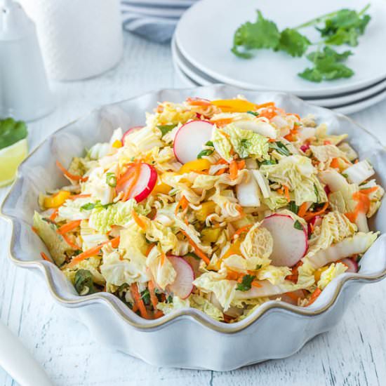 Napa Cabbage Ramen Slaw