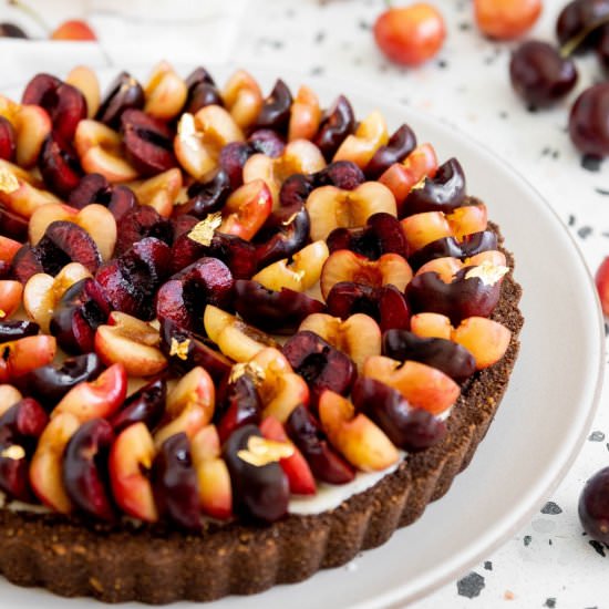 Cherry Pistachio Cheesecake
