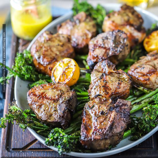 Grilled Lamb Loin Chops