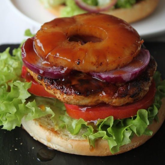 Hawaiian Chicken Burger