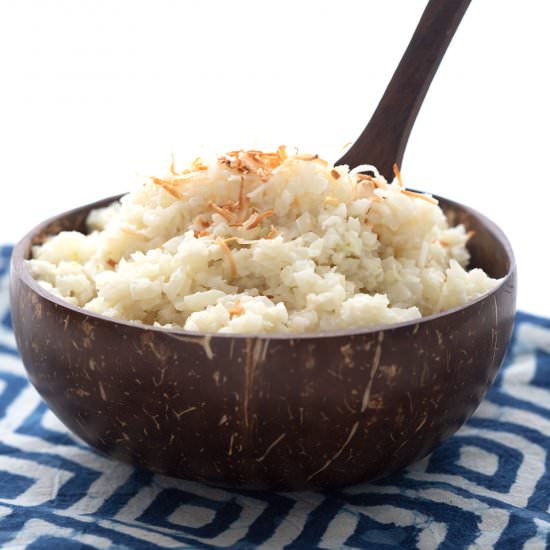 Coconut Cauliflower Rice