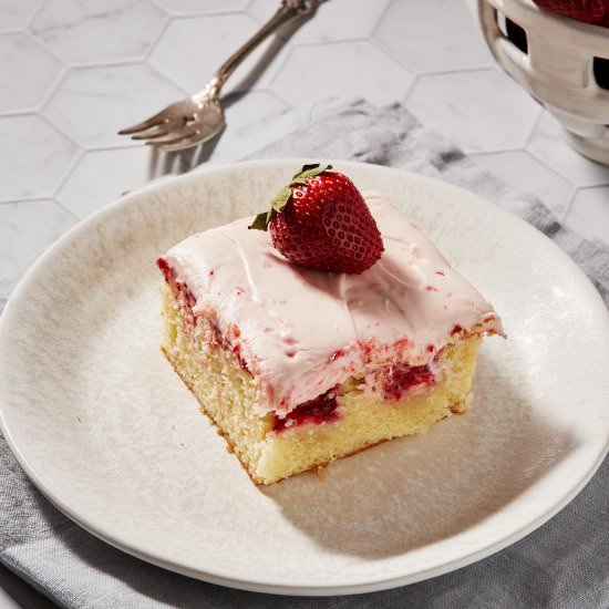 Strawberry Poke Cake