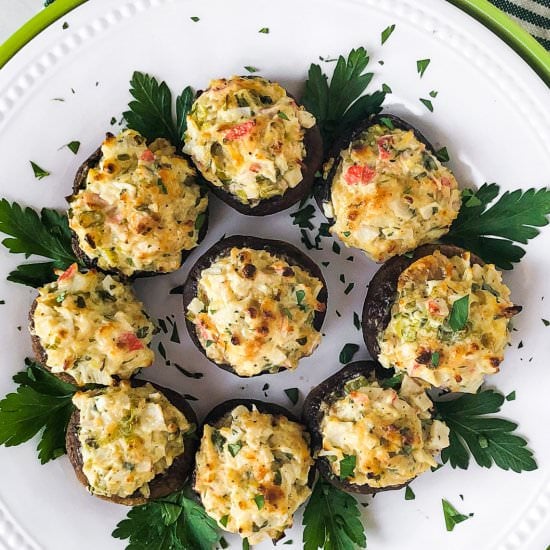 Crab Stuffed Mushrooms