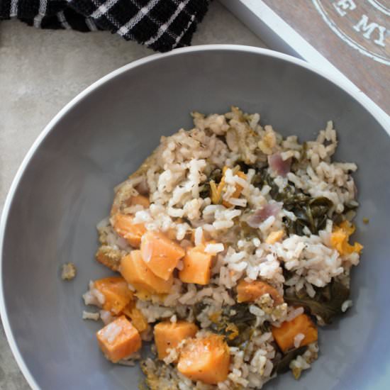 Baked Squash Risotto