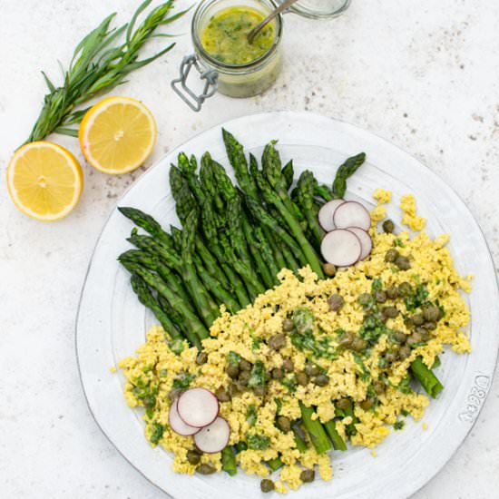 VEGAN ASPARAGUS MIMOSA