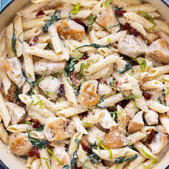 Chicken Spinach Pasta