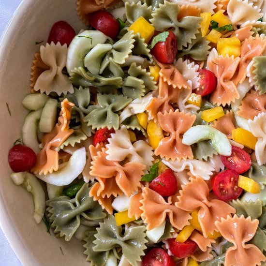 Light & Simple Bow Tie Pasta Salad
