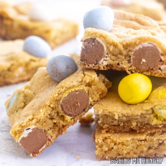 Mini Egg Cookie Bars