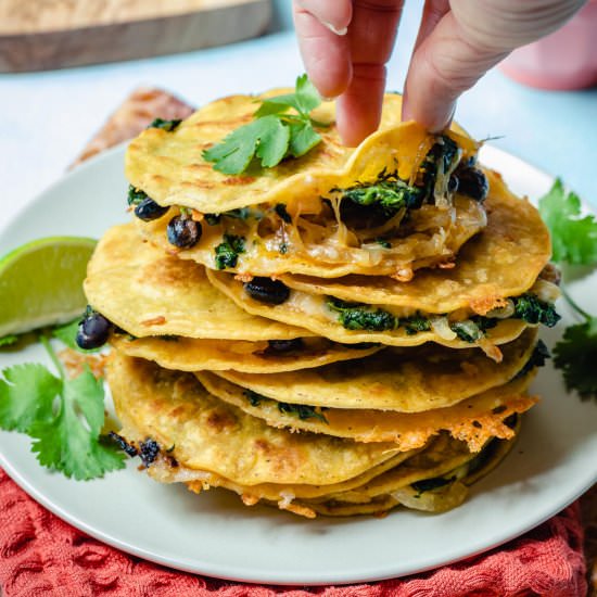 Corn Tortilla Quesadillas