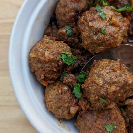 Moroccan Meatballs – Kefta Tagine