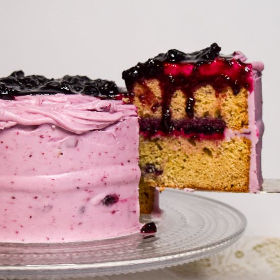 Blueberry Jam Cake