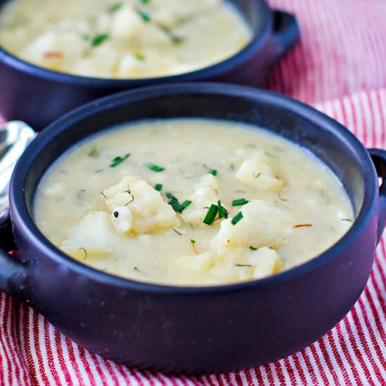Scandinavian Fish and Potato Soup