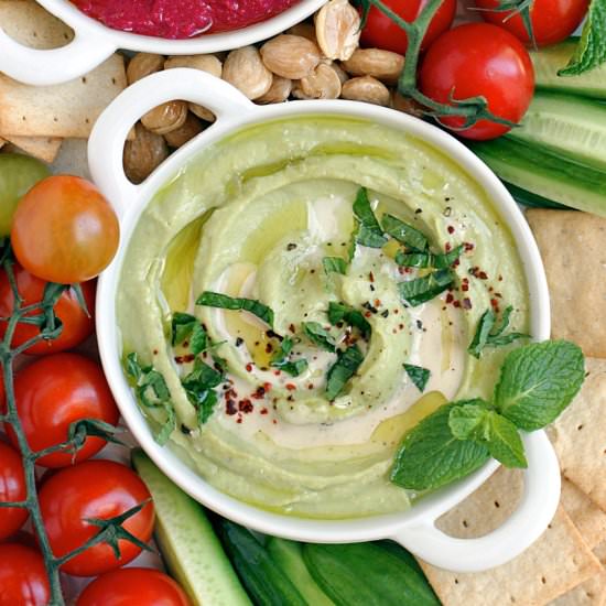 Creamy Avocado Hummus