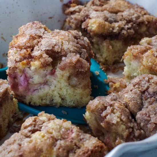 Rhubarb Coffee Cake