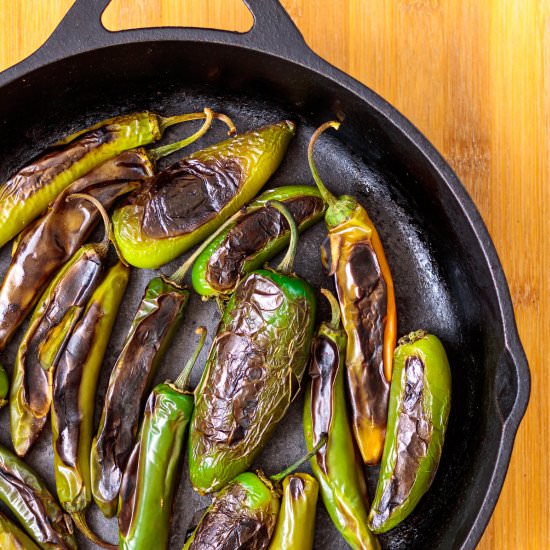 Roasting Chilis For Salsa
