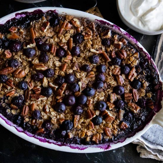 Blueberry Baked Oatmeal