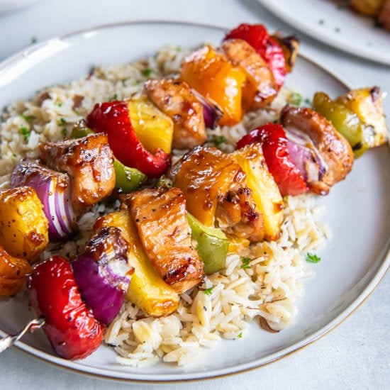 Pineapple Chicken Kabobs