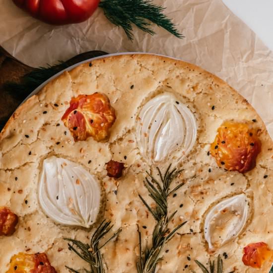 Gluten-Free & Vegan Focaccia Bread