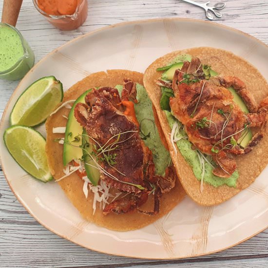 Soft shell crab tacos