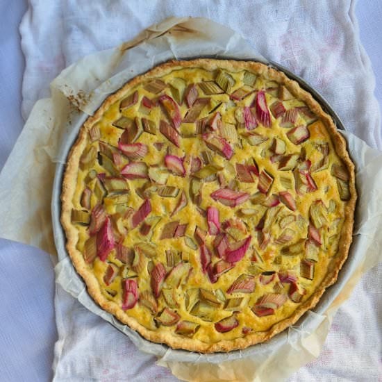 Swiss Rhubarb Tart