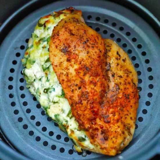 Air Fryer Stuffed Chicken