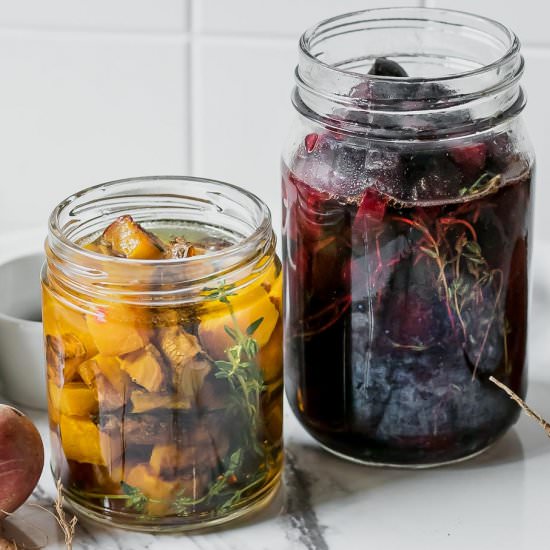 Quick Refrigerator Pickled Beets