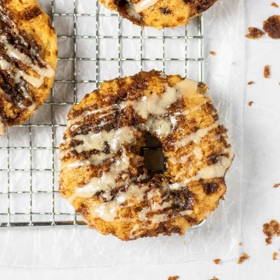 Cinnamon Roll Donuts