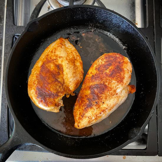 Pan Roasted Chicken Breasts