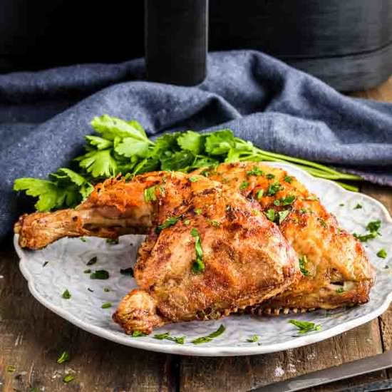 Air Fryer Chicken Quarters