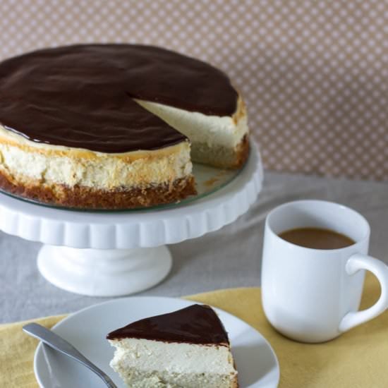 Boston Cream Cheesecake