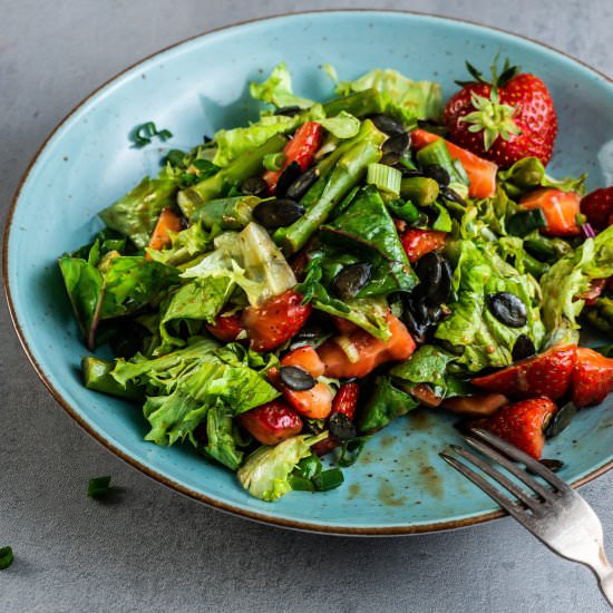 Strawberry and Asparagus Salad