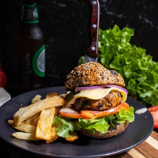 Quick n Easy Vegan Burger