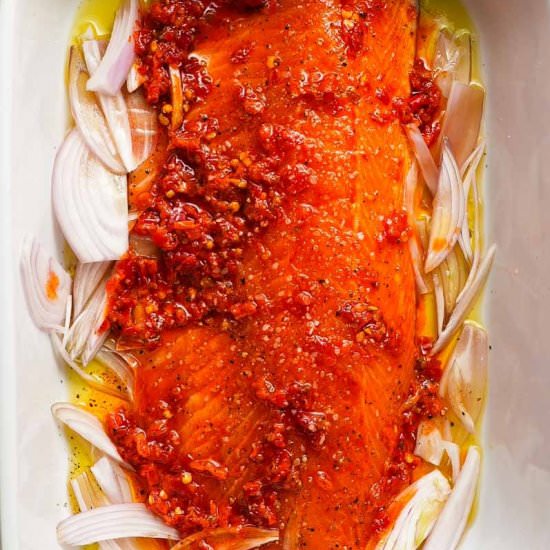 Spicy Slow-Roasted Salmon