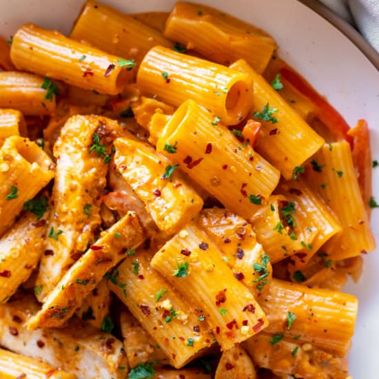 Creamy cajun chicken pasta