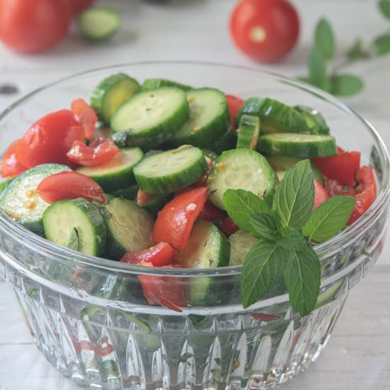 Mediterranean Cucumber Salad