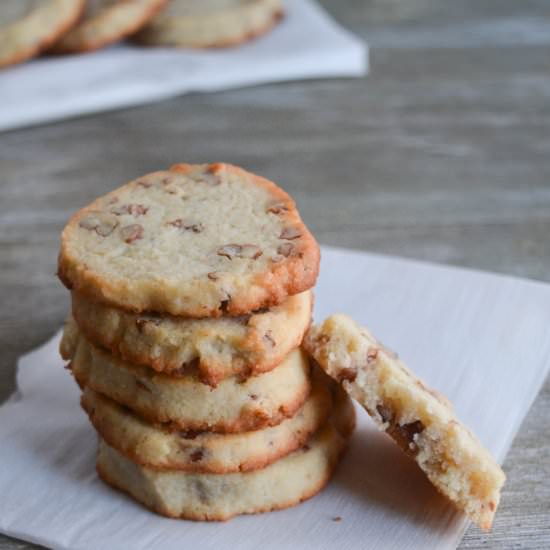 keto pecan shortbread cookies