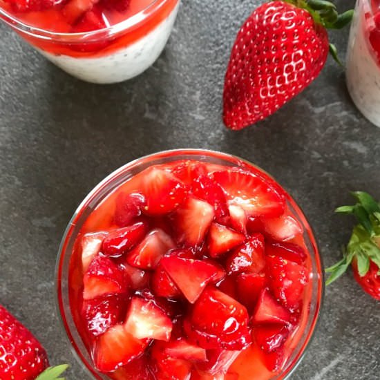 Greek Yogurt Coconut Chia Dessert