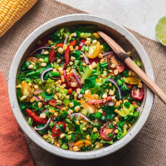 Easy Smoky Summer Fresh Corn Salad