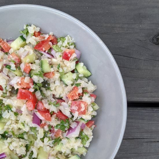 Keto “Quinoa” Salad
