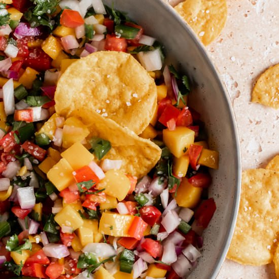 easy mango pico de gallo
