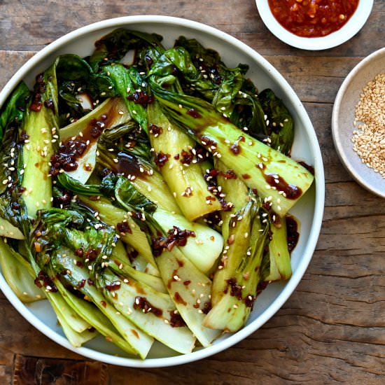 10-Minute Garlic Bok Choy