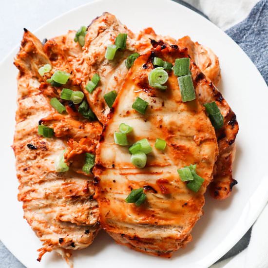 Spicy Barbecue Grilled Chicken